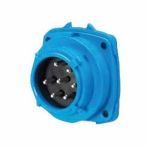 PN7c INLET POLY BLUE Size.1 IP 66/67 4P+G 15A 480 VAC 60 Hz - MELTRIC - Chaque