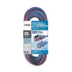 EXTENSION ELECTRIQUE 14/3 25' PRIME ARTIC BLUE/ORANGE - Prime Wire & Cable - Chaque