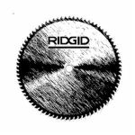 RIDGID 71692 614 SCIE CIRCULAIRE LAME, 14 PO DIAM. X 0.087 PO THK, 1 PO ARBRE, 80 DENTS - RIDGID - Chaque