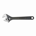 12" ADJUSTABLE BLACK OXIDE WRENCH - CARDED