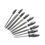 9 PC. 6", 8", 10" & 12" MAINTENANCE FILE SET WITH ERGONOMIC HANDLES