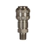 COUPLER CONNECT QUICK MALE 1/4-18 300PSI