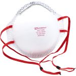 RESPIRATEUR DELUXE A PARTICULES N95 JETABLE COUSSINET NASAL A CELLULE FERMEE