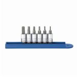 6 Pc. 1/4'' Drive Hex Bit Metric Socket Set