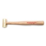 8 oz. Brass Hammer with Hickory Handle