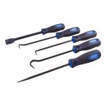 Gray Tools 86005 à toute épreuve comfort jeu de grattoirs, 5 pièces