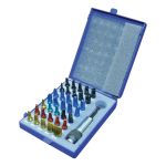 GRAY TOOLS 88036 JEU DE TOURNEVIS À CODE COULEUR FORET, 36 PIÈCES, ACIER À OUTILS