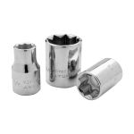 GRAY TOOLS SOCKET STANDARD D406S, IMPÉRIAL, 1/2 PO, DOUILLE CARRÉE DOUBLE 3/8 PO, 8 POINTS