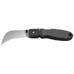 KLEIN TOOLS 44005 Couteau à cran, lame courbée de 6,7 cm, manche noir