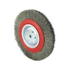 BROSSE METALLIQUE A TOURET A FILS ONDULES 8 " X 7/8 "