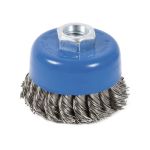 BROSSE BOISSEAU A MECHES TORSA ES 3 " X 5/8 " 11 NC ( ACIER INOXYDABLE)