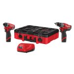 ENSEMBLE COMBINÉ 2 PIÈCES M 12 12 VOLT LITHIUM-ION SANS BALAIS AVEC PACKOUT