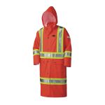 LONG MANTEAU IMPERMEABLE IGNIFUGE HAUTE VISIBILITE EN POLYURETHANE M