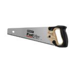 Scie à panneau stanley fatmax 20-045, 15 po l acier lame, manche plastique/bois