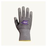 TENACTIV CX GLOVE, 13GA BLENDED HPPE/STEEL, PU PALM w/REINFORCED THUMB, ANSI A6 CUT