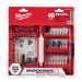 Milwaukee 48-32-4006 shockwave foret et prise set, 1/4 po, acier