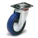 CASTER 6" SWIVEL BLU RUBBER 700LB CAP