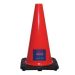 TRAFFIC CONE 18" ORG NO REFLEC COLLAR 3LB