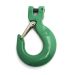 SLING HOOK,CLEVIS STYLE,PL,3/8" W/LATCH