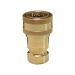 3/8" Iso-B Coupler, 3/8 Nptf, Brass