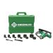 GREENL-103337 7306SB Trousse de poinçons hydrauliques de 11 tonnes avec pompe manuelle et poinçons Slug-Buster® 1/2 - 2 po