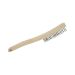 BROSSE METALLIQUE MANUELLE 3 RANGS, MANCHE LONGUE, ACIER INOXYDABLE