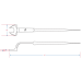 CLE A FOURCHE MONTEUR 15/16 "