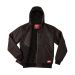 BLOUSON AVEC CAPUCHON GRIDIRON, POLYESTER, TAILLE, MOYEN, COULEUR, NOIR, NOIR