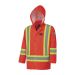 MANTEAU IMPERMEABLE IGNIFUGE HAUTE VISIBILITE EN POLYURETHANE M